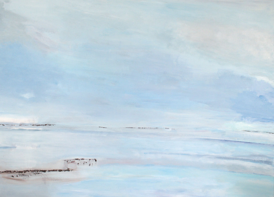 Meer bei Ahrenhoop, 160x220cm, Acryl auf Leinwand, 2011