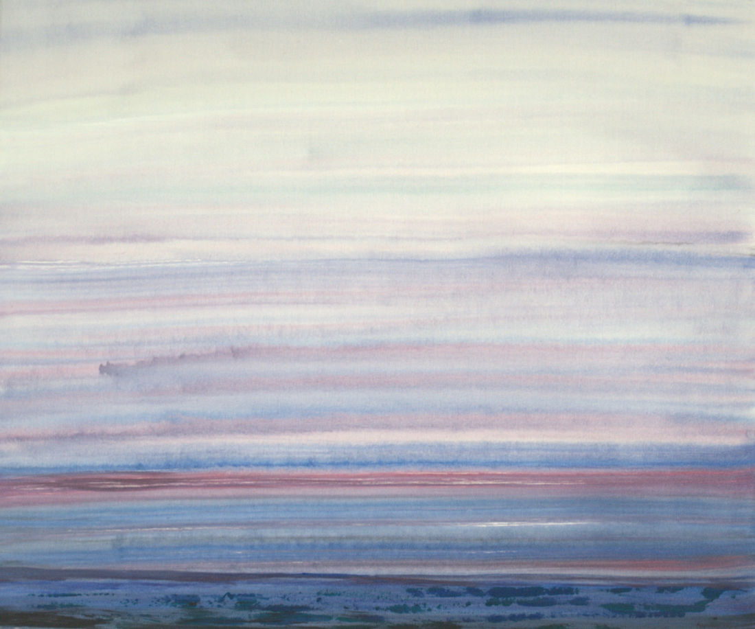 Nordseeküste, 100x120 cm, 2009, Acryl auf Leinwand