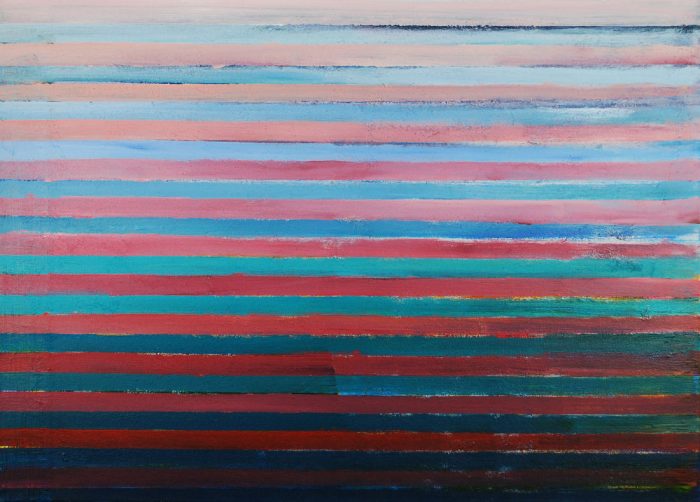 Zum Licht I, 50x70 cm, Acryl auf Leinwand, 2016