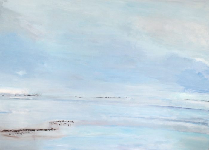 Meer bei Ahrenhoop, 160x220cm, Acryl auf Leinwand, 2011